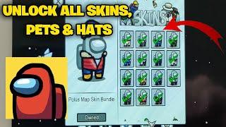 Among Us Mobile Glitch  Get All Skins, Pets & Hats + Remove Ads (iOS/Android)