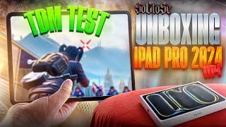 Unboxing New ipad pro 2024 & Test for pubg TDM‼️