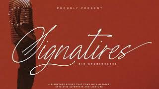 Signatires Font Free | Signature Font | Hinfonts - Download Font Free