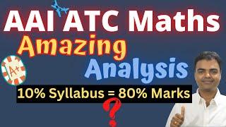 AAI ATC 2023 Mathematics Previous Year Analysis, Most Important Topics of Maths for AAI ATC 2023