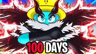 I Survived 100 Days to Awaken Ghoul V4 (Blox Fruits)