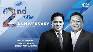 SEA Today 2nd Anniversary: Special Speech by Erick Thohir, Ririek Adriansyah