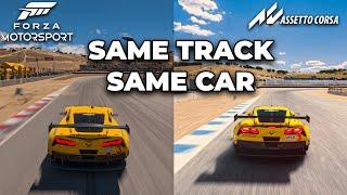 Forza Motorsport VS Assetto Corsa | Same Tracks & Same Cars
