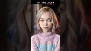 Video Time Lapse Ai aging inspired by Enid #amazingtimelapse #amazingtime #timelapse