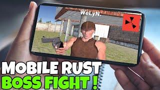 RUST MOBILE | FIRST RUST MOBILE EXPERIENCE AND TAKING ON THE ULTIMATE BOSS !