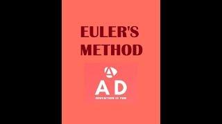 Euler's Method made easy