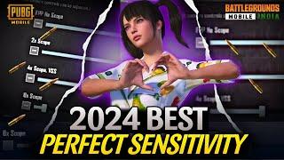 2024 NO RECOIL SENSITIVITY | ZERO RECOIL SENSITIVITY CODE | BGMI BEST SENSITIVITY SETTINGS.