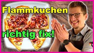 Elsässer Flammkuchen OHNE HEFE | Das Flammkuchenrezept MIT BIER vom Fleischsommelier