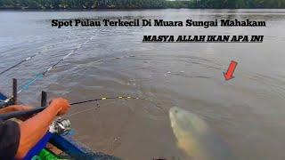 Big snapper spot fishing on the smallest island in the mouth of the Mahakam River. Anakmiakamfishing