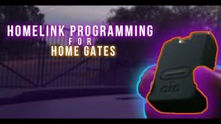 How to program Mighty Mule Gate Opener to In Vehicle HomeLink