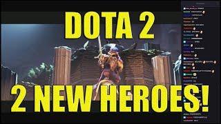 Dota 2 TI7 New heroes reveal - Dueling fates update twitch and crowd reaction