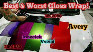 New Brand Game Changer! 3m, Inozetek, Vvivid and Avery face-off. Best and worst gloss film