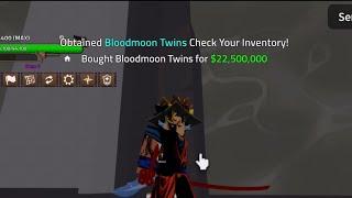 Getting Blood Moon Twins in King Legacy