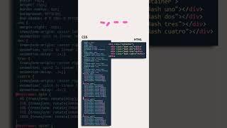 CSS dash loader animation using HTML CSS only #loader #preloader #shorts #webdesign #webdevelopment