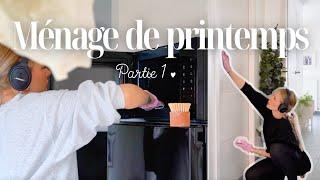 GRAND MÉNAGE DE PRINTEMPS 🫧| Partie I • Motivation nettoyage • Ménage écologique