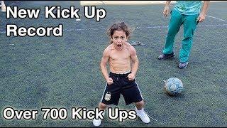 5 Year Old Arat Hosseini Does Over 700 Kick Ups!