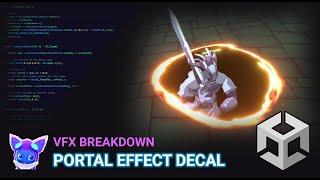 Unity | How to make a Portal Decal Effect (VFX Breakdown)