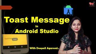#12 Implement Toast Message in Android App | Android Studio | Android Development Tutorial 2020
