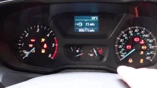 Ford Transit Mk8 Engine Start & Dash Warning Light Symbols