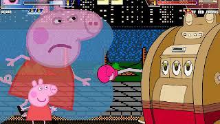 MUGEN battle #1326: Peppa Pig vs Cuphead Bosses