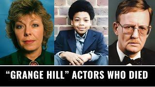 "Grange Hill" Actors Who Died