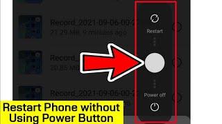 How To Restart or Power Off Without Using Power Button Realme Narzo 50i Android Mobile Phone