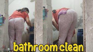 today cleaning my bathroom | pakistan most beautiful village life |village women work