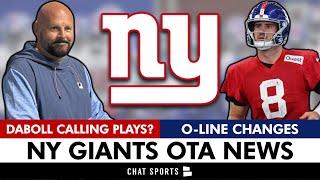 NY Giants OTA News: MAJOR Changes On The Offensive Line + Brian Daboll CALLING PLAYS, Malik Nabers 