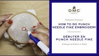 How To: Punch Needle Fine Embroidery Tutorial