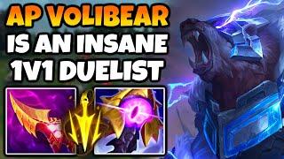 I had NO IDEA how STRONG AP VOLIBEAR IS. INSANE DUELIST, LANE BULLY, SPLIT PUSHER!