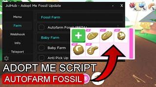 Adopt Me Script Fossil Update Julhub AutoFarm Fossil |Hydrogen,fluxus,Arceus x Mobile