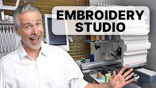 This is The Embroidery Legacy's Studio!