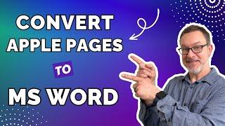 How to Convert Apple Pages docs to Microsoft Word