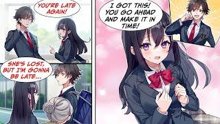 [Manga Dub] COLD PRESIDENT TURNS SWEET?! Help Her Not Be Late, Get a Dream Date with School Beauty!