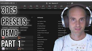 I Demo 3065 Massive X Presets! Part 1 - 1st Cypher Tribe to Alien Contact (Native Instruments)