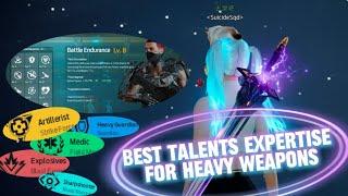 Career | The Best Talents Expertise For Heavy Weapons! Details @UndawnGameOfficial #undawn