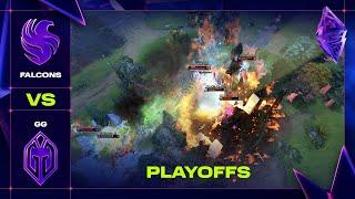 SEMIFINALS! FALCONS vs GAIMIN GLADIATORS - Official Highlights - BLAST Slam II Dota 2