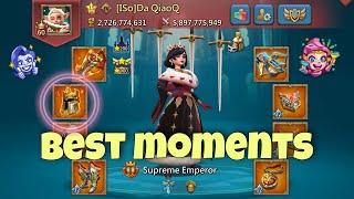 Lords Mobile - TRUE MASTERPIECE. Best moments on emperor war. Highlights. Part 1