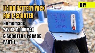 Build a DIY 24V E-scooter Battery Pack | Razor E300 Upgrade (Part 1)