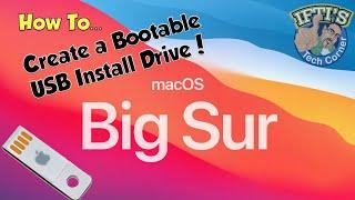 Apple Mac OSX 11 Big Sur - How to Create a Bootable USB Flash Drive - GUIDE!