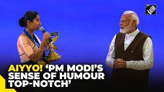 “Aiyyo…top-notch…” Shraddha Jain praises PM Modi’s sense of humour at National Creators Award