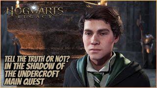 Hogwarts Legacy - Tell the truth or not to Sebastian? In the Shadow of the Undercroft (Both Choices)