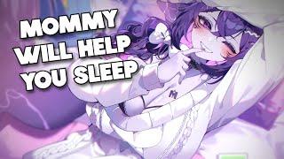 Mommy Cuddles and Praises You To Sleep ASMR  | Soft Rain | Brushing | Gentle Talking 