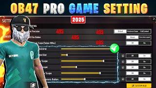 Free fire setting full details in tamil || OB47 update headshot sensitivity  || Free fire setting 