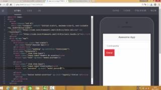 curso ionicframework ng click ng submit angular clase 5