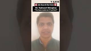 Yashwant Shivjirao’s Y-Axis Testimonial on Canada Job Assistance