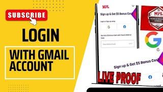 How to sign up with google account in MPL (no phone number)l Tech__Arpan__