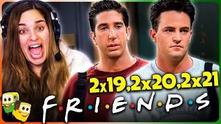 FRIENDS SEASON 2 Episodes 19, 20 & 21 REACTION! | First Time Watch!