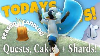 ALL Dailies - Season Candles, Quests, Treasure Cakes, and Shard Info - Daylight Prairie Oct 20