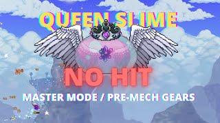 QUEEN SLIME (NO HIT GUIDE) in Master Mode wtih Pre-Mech Build - Terraria 1.4